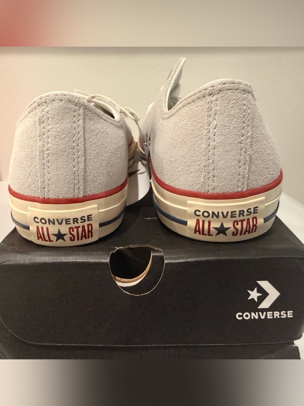 Converse Chuck Taylor All Star Gray Suede Lace-Up Sneakers US 9.5 / 43 EUR - Picture 4 of 7